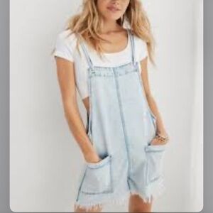 Aerie Double Strap Shortall